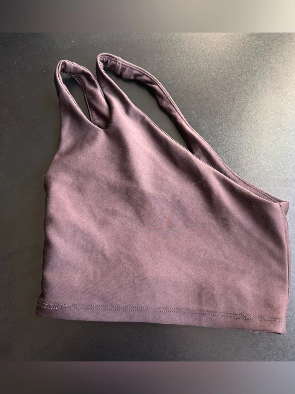 Peloton Show Up Side to Side Women's Chocolate Brown Sports Bra Size: S